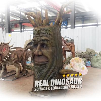 China Amusement Park Equipment Animatronic Talking Tree With Human Face for sale