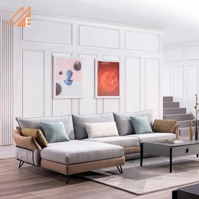 China Modern Furniture Fabric Couch Latest Removable Cover Contemporary Design Set L Shape Living Room Sofa for sale