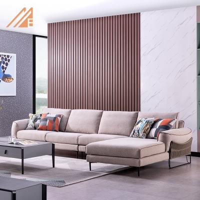 China Factory direct sale removable modern living room sectional cover sofa set l shape sofa for sale