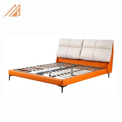 China Minimalist Classic Home Bedroom Furniture Fabric Bed Room Furniture Solid Wood Bedroom for sale