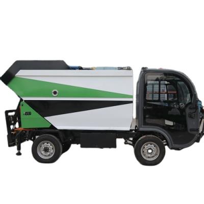 China KEYU Machinery Repair Shops Sell Well Big Four Wheel Drive Electric Garbage Truck for sale