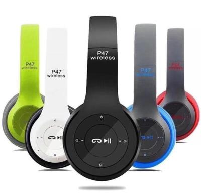 China WDLY P47 Headband Factory FM Radio Promotion Gift Cheap Auriculares Earphone P47 Wireless Headphones for sale