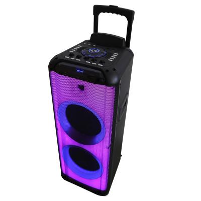 China 2020 CQA DJ PORTABLE Party Powered 10 Inch Dual Speaker With PA Sound And Laser Light for sale