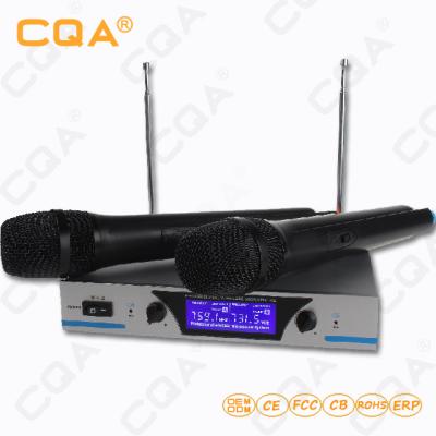 China New structure perfect high quality long time sound CAQ professional wireless handheld ktv microphone for sale