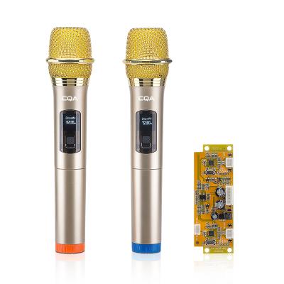 China Headphone Microphone Factory OEM Sound PCB Receiver Golden Microphone Long Range Cheap Wireless Microphone Best for sale