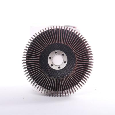 China Small Dust King Abrasive 4 Inch 100mm Alumina Cutting Vertical Fin Disc Abrasive Metal And Steel With Fiberglass Covers for sale