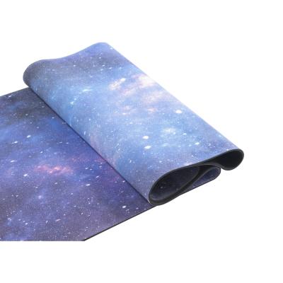 China Custom Made Starry Yoga Foldable/Washable/Waterproof Mat Home Gym Equipment from Sky Microfiber Suede Natural Rubber for sale