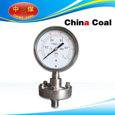 China YMN series diaphragm type shock resistant pressure gauge for sale