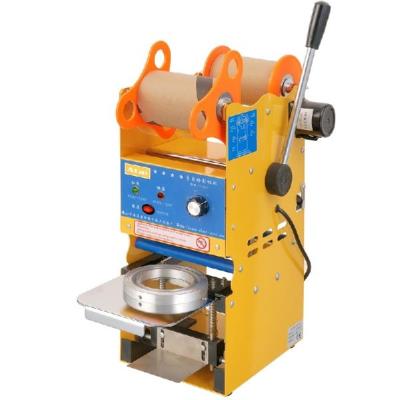 China Commercial Manual Electric Heating Sealing Machine Cup Sealer for sale