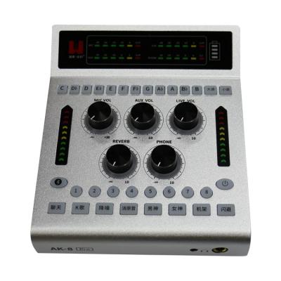 China Metal+ABS USB Digital 48kHz/24Bit Sound Cards For Live Streaming Recording, Broadcast Sound Card Computer for sale