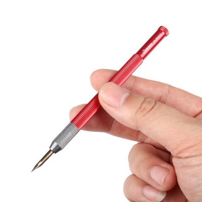 China Metal toy model ustarUA90223 tool upgraded version of Gaoda Thread Pen Antiskid Penetrating Tip Metal Penetrating Thread Pen Holder for sale