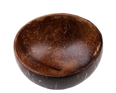 China Sustainable Hot Selling Organic Natural Coconut Bowl, Coconut Shell Bowl, Manual Coconut Wood Bowl for sale