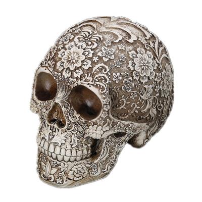 China Europe Resin Skull Model Halloween Gift Pattern Medical Skull for sale