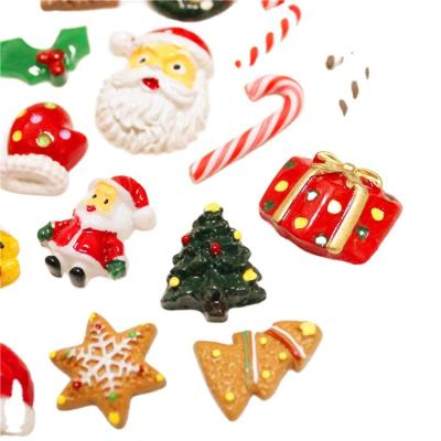 China Europe Christmas Resin Accessories DIY Accessories Christmas Decoration Pendant for sale