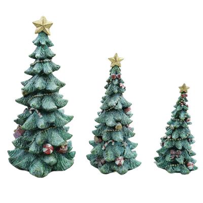 China Europe Christmas ornaments Christmas resin Christmas tree decoration, Christmas decoration resin tree sculpture for sale