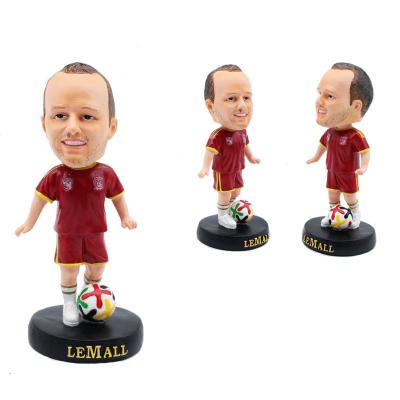 China Europe High Quality 3D Resin Bobblehead Design Personal Flip Head for sale