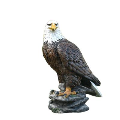 China Europe outdoor garden resin sculpture the simulation fiberglass eagle animal garden statue for decoration for sale