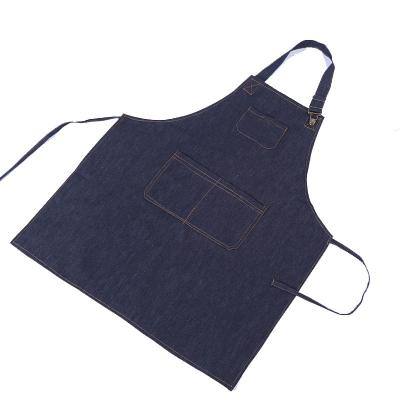 China Cheap Cowboy Cafe Kitchen Waitress Cleaning Gardening Apron Long for sale