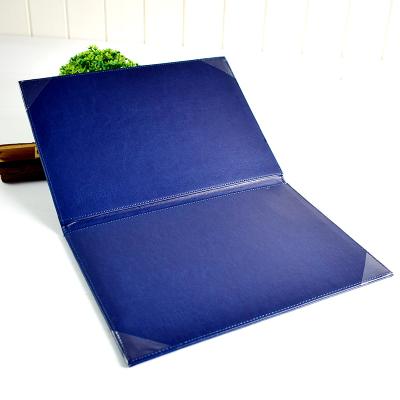 China cheap leather pu a4 certificate holder folders for sale