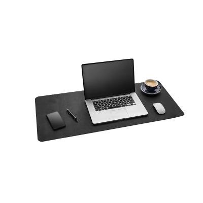 China 120x60cm Leather Office Mat Custom Waterproof Double Side PU Leather Desk Mat for sale