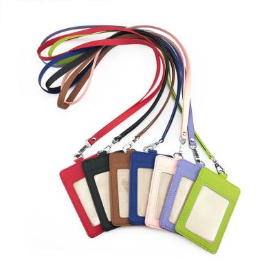 China Fashion ID Card Badge Holder Neck ID Card Holder with Strap for sale