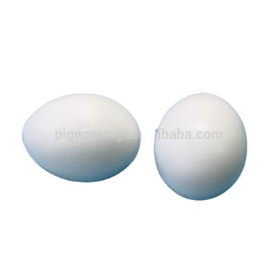 China Viable High Quality Plastic Pigeon Eggs Solid Simulation Bird Eggs for sale