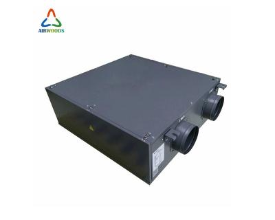 China Asian mini air recuperator rotary compressor fresh air source heat pump energy recovery ventilator system for sale