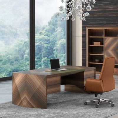 China Modern OEM Weworth Melamine Wooden Executive Office Desk Chair Extendable Luxury Director's Furniture for sale