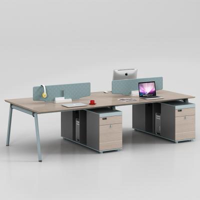 China Fine Material 2, 4, 6 Seater Modern Office Workstation MFC Workmanship Furniture for sale