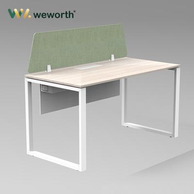 China Modern OEM Weworth computer workstation office desk furniture melamine modular wood table office desk for sale