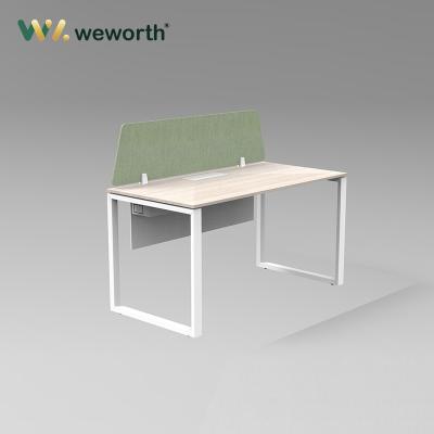 China Weworth OEM Modern Modular Material MDF Office Partition Workstation Table Suppliers for sale