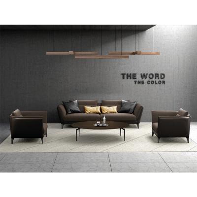 China OEM Leather Design Sofa WEWORTH Leisure Fabric Nordic Modern Office Sectional Sofa Sets for sale