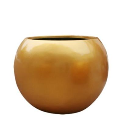 China Fiberglass FRP Round Flower Planter Pot for sale