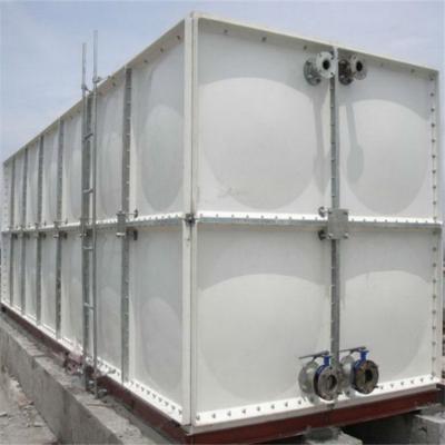 China FRP Modular Sectional Rectangular Rain Water Storage Panel Tank for sale