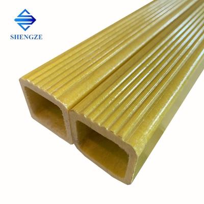 China Fiberglass Electric Pole Cross Arm Product Composite Insulator Polyurethane Foam Square Tube for sale