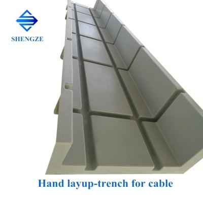 China Fiberglass Rain Gutter Roof FRP Gutter for sale