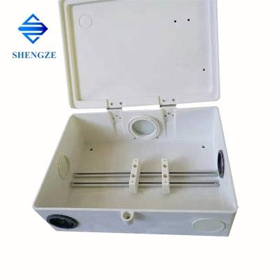 China IP54 Insulation SMC Molding Fiberglass Water Meter Enclosure Box FRP Electrical Case Product for sale