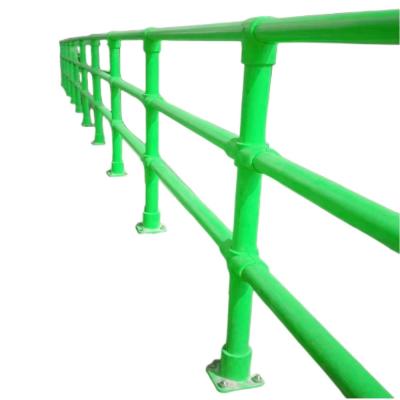 China Outdoor Industry GRP FRP Stair Handrail Fiberglass Handrail for sale