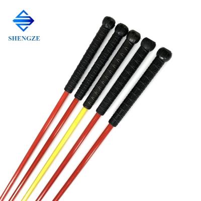 China Hiqh Quality Flexible FRP GRP Composite Glass Fibre Fiberglass Cattle Sticks/Alpenstock/Walking Stick/Trekking Pole for sale