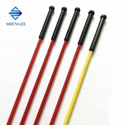 China 10mm Flexible Fiberglass FRP GRP Glass Fiber Walking Hiking Stick/Cane/Crutch for Mountain Climbing for sale