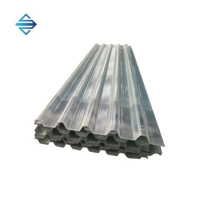 China High Quality Anti-Corrosion Transparent FRP Roofing Sheet Fiberglass Corrugated Roofing Sheet for Building Material for sale