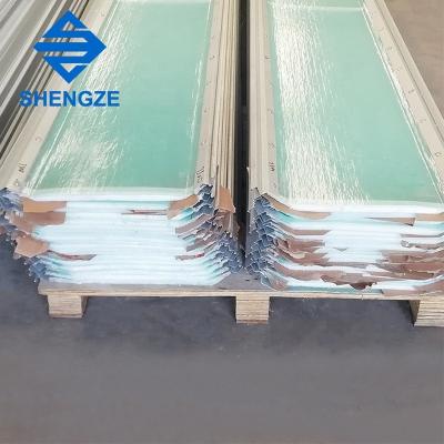 China Fiberglass FRP/GRP Corrugated Galvanized Skylight Panel Roofing Sheet for Construction for sale