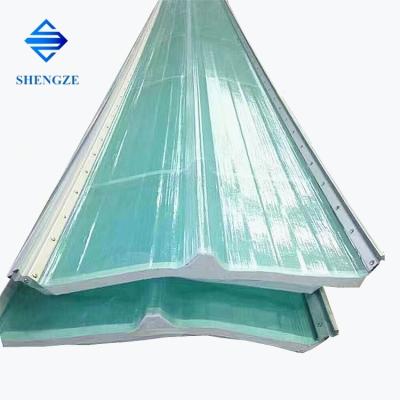 China Fiberglass FRP GRP Insulation Skylight Roof Sheet Panel for Wall/Roof/ Light Weight Steel Structure Building/Warehouse for sale