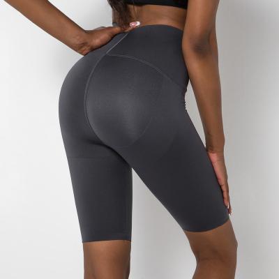 China Summer QUICK DRY TOP Women's Nylon Tight Skinny Yoga Shorts Fitness Exercise Compression Cycling Uphill Cycling Running Shorts for sale