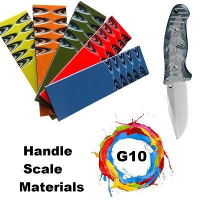 China Customization Micarta Handle Knife Handle Gauges Handle Group of Ten Hunting Knife for sale