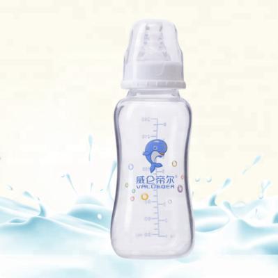 China BPA Free High Quality Heat Resistant Baby Products First Stage Glass Feeding Bottle for sale