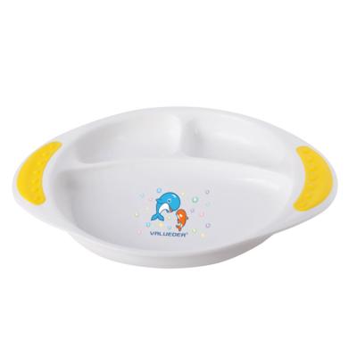 China OEM Latest Easy To Clean Suction Baby Food Dish Set Feeding Oval for sale