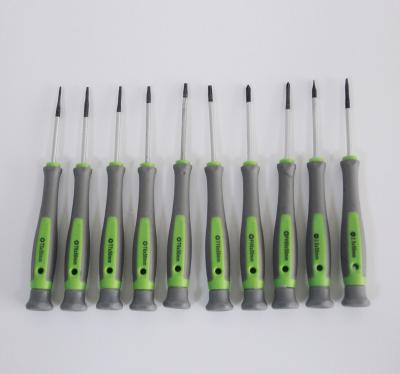 China Portable Household Plastic Heavy Duty Hand Tools CRV Screwdriver Tools Socket Screwdriver Set With TPR Handle for sale