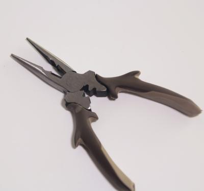 China MULTI FUNCTIONAL Safety 4.5 Inch Mini Long Needle Nose Locking Pliers for sale