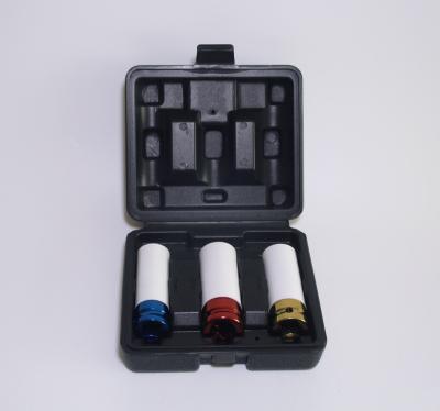 China Custom Nut Socket Wheel Drive Car Color Tool Kit Auto Repair Mechanic Tool Kit for sale